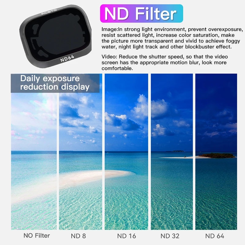 RCSTQ For DJI Mini 3 Pro Filte - Drone Video Production review and price