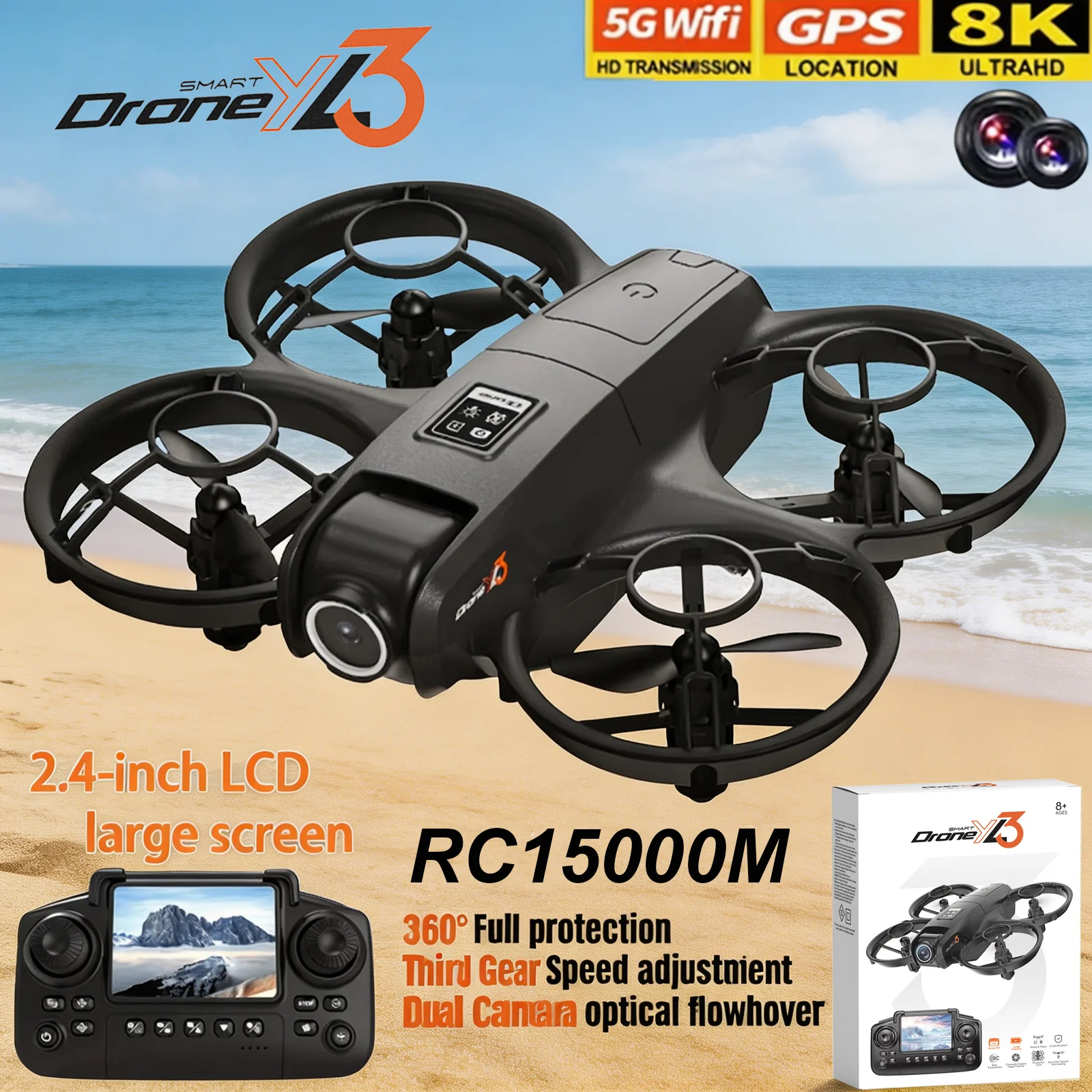 New YL3 RC Drone 8K 1080P Wide - Drone Surveying review and price